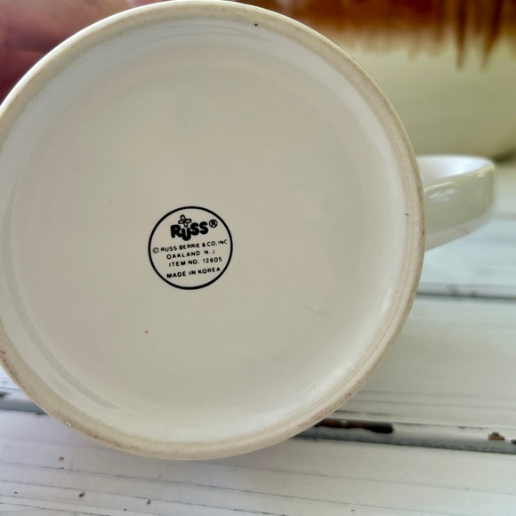 Vintage Pink Russ Mug "I Love You" 1980s - Picture 4 of 7